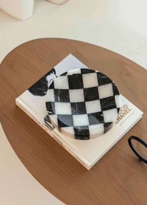 Cinzeiro Chess Nero & Bianco