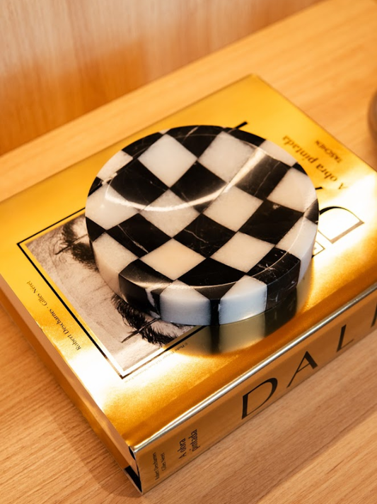 Cinzeiro Chess Nero & Bianco