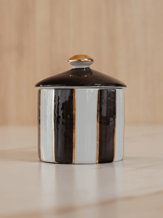 Vela de Porcelana Listrada Expresso